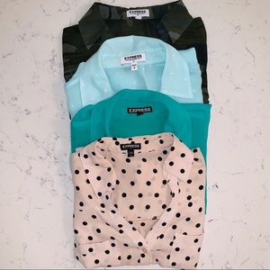 6!!! Express shirts! All sized small